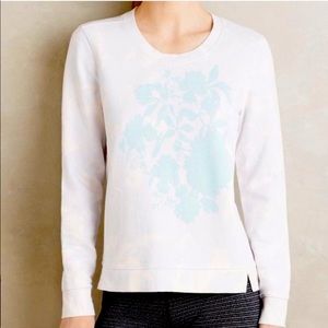 Anthro Pure + Good Floral Sweatshirt
